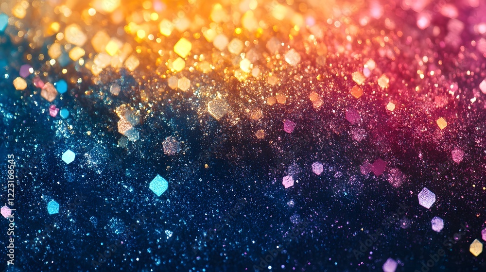 Poster mesmerizing prismatic gradient patterns with vibrant shimmering layers and ethereal modern touch cap