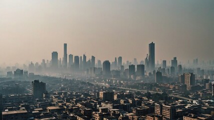 Polluted City.