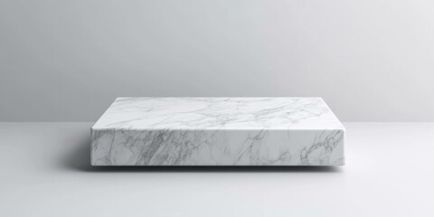 Elegant marble box suitable for luxury branding, interior design, and home decor. Ideal for showcasing products or as a decorative piece.