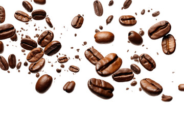 coffee beans on white background