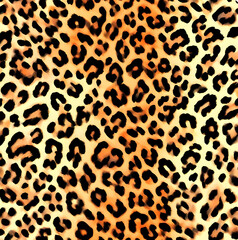 Fototapeta premium leopard, animal print, wild cat skin pattern, color background, pink purple, fur, spots, stylish design