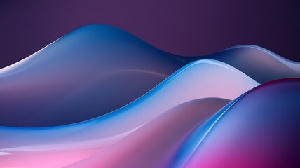 Abstract flowing waves design with smooth gradients for a modern business presentation background