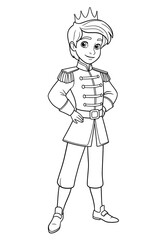 Obraz premium prince coloring 