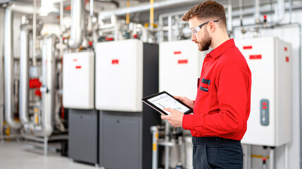 Tablet use by industrial technicians for enhanced factory equipment management