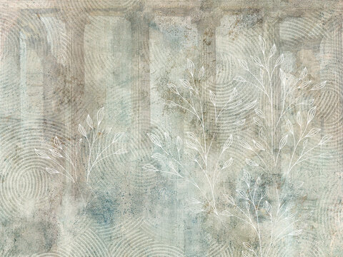Abstract background with ancient columns.