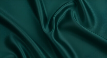 Obraz premium green silk background