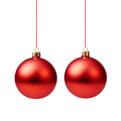 red christmas ball