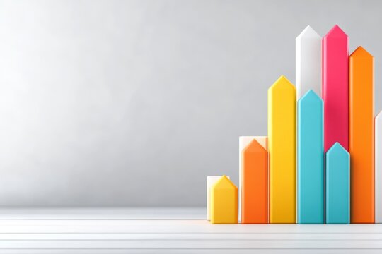 A simple geometric representation of a bar graph with slightly uneven bars, evoking the concept of rough data approximation