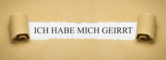 Ich habe mich geirrt
