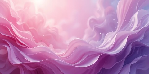 Fototapeta premium Abstract Pink Purple Swirling Waves Background