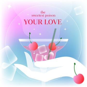 Love Potion illustration vector valentines day