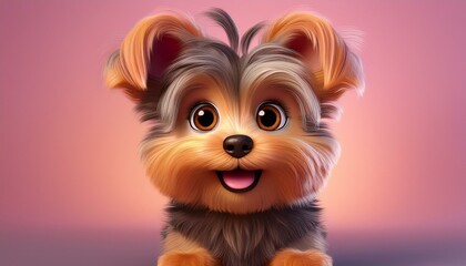 Naklejka premium Yorkshire Terrier