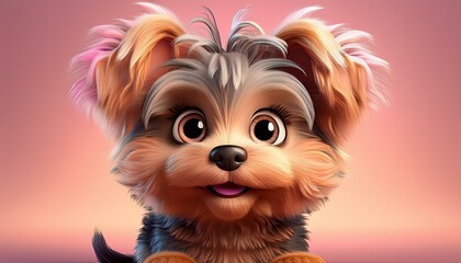 Naklejka premium Yorkshire Terrier