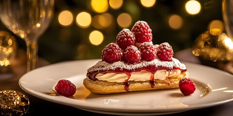 cake with chocolate