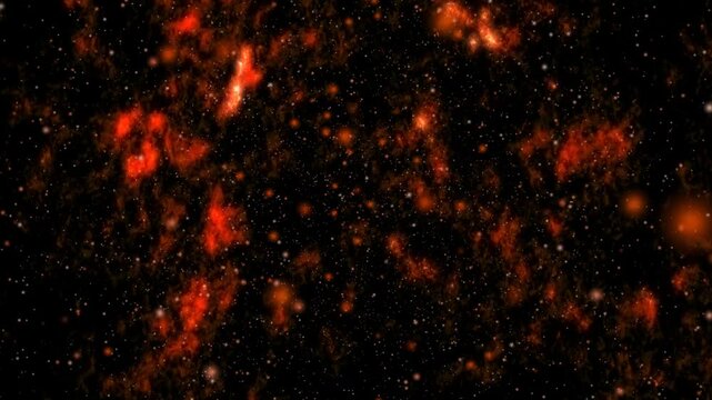 night starry sky  flying through animation 4k. glowing galaxy star nebula space flying through video footage. night starry sky cloud flying through. glowing light nebula space.