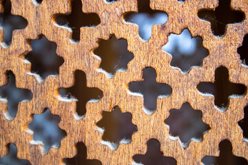 Wood carving textures and patterns.