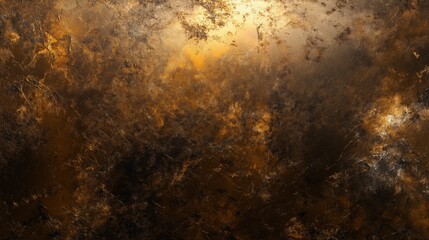Luxurious abstract texture with golden and bronze metallic highlights
