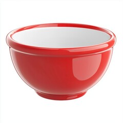 3D icon cartoon kitchen bowl, isolated on a white background