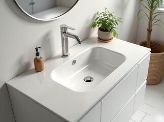 Minimalist Modern Bathroom Sink - Sleek & Stylish