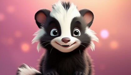 Niedliches Stinktier