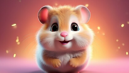 Fototapeta premium Niedlicher Hamster