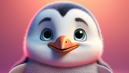 Obraz premium Niedlicher Pinguin