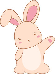 This playful cartoon bunny and rabbit clipart.perfect for celebrate with Easter Day and first easter for kids.