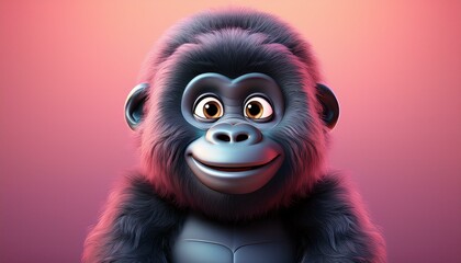 Fototapeta premium Niedlicher Gorilla