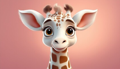 Obraz premium Niedliche Giraffe