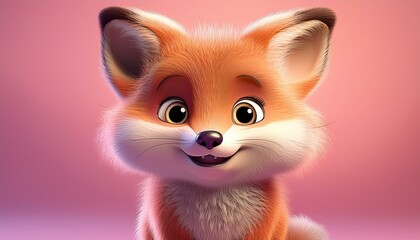 Obraz premium Niedlicher Fuchs