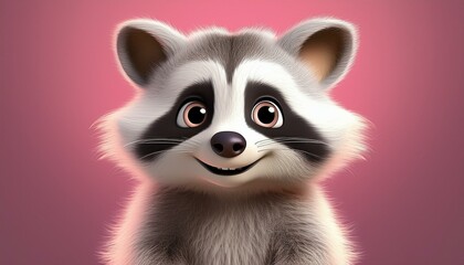 Niedlicher Waschb&auml;r