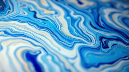 Obraz premium 3d An artistic abstract design resembling a dynamic interplay of liquid marble and cloud-like forms.