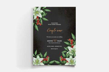 floral bridal shower invitation templates