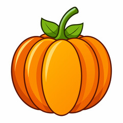 pumpkin isolated on white