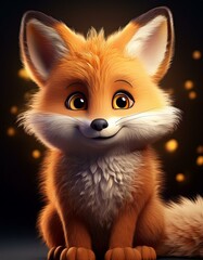 Fototapeta premium Niedlicher Fuchs