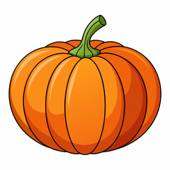 pumpkin isolated on white