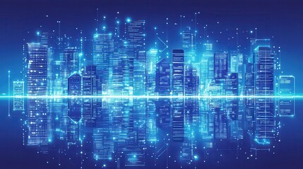 Fototapeta premium abstract technology background