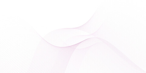 Abstract white background with pink smoke blend wave lines and technology background. Technology flow grid blend curve wave line digital isolated energy, music dynamic gradient thin digital line.