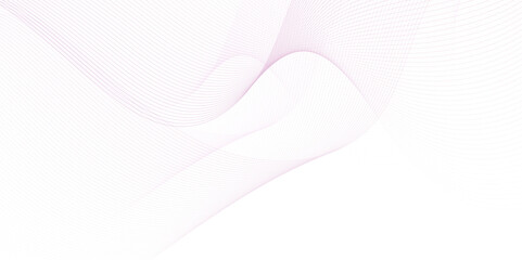 Abstract white background with pink smoke blend wave lines and technology background. Technology flow grid blend curve wave line digital isolated energy, music dynamic gradient thin digital line.