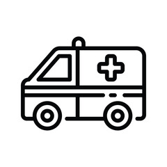 Ambulance icon vector