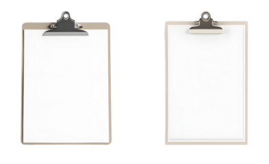 Blank clipboard Isolated on a white background
