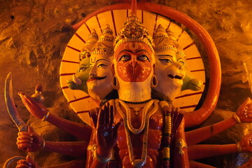 Panch Mukhi Hanuman, Lord Hanuman in his five-faced (Panchmukhi)