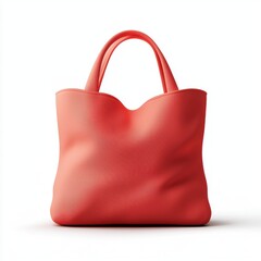 3D icon cartoon stylish tote bag made of organic cotton isolated on a white background --quality 2