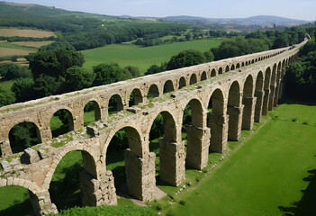 Obraz premium aqueduct of segovia spain