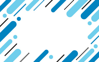 Modern abstract banner design template with geometric shapes