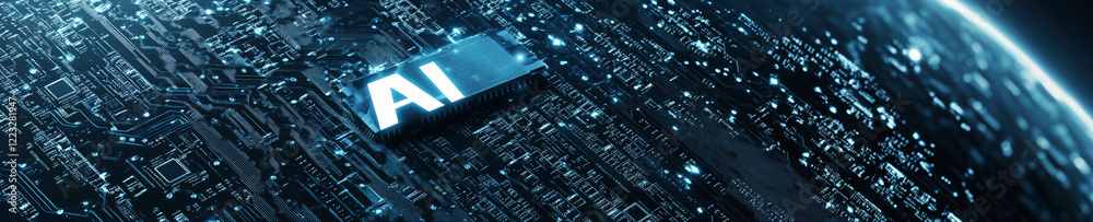 Leinwandbilder exploring the future of ai and technology in circuits
