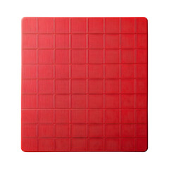 Sleek Silicone Pastry Mat with Square Design Isolated on Transparent Background