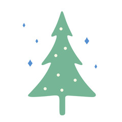 A stylized Christmas tree 
