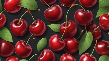 cherries on the market
