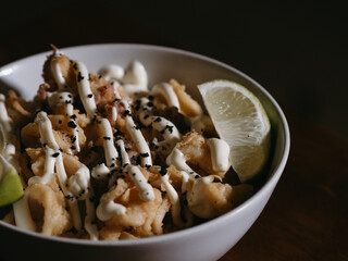 Fried squid